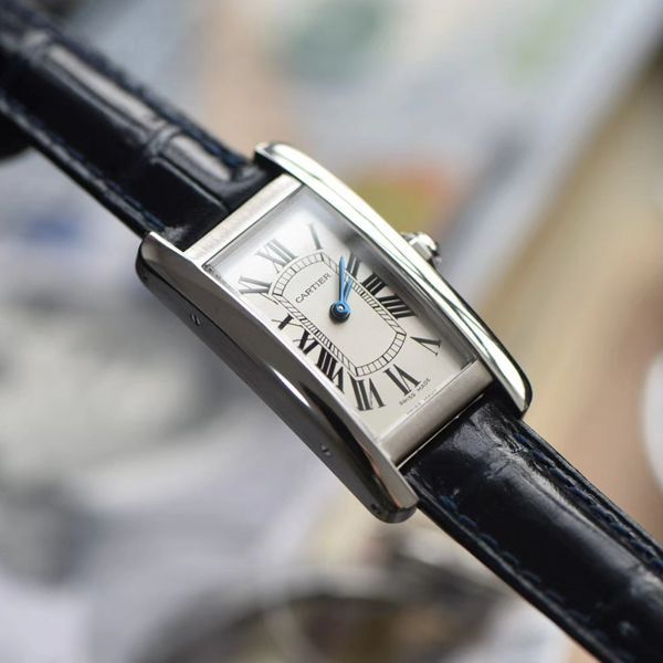 GS Factory 官网 top  Replica Copy  Cartier  TANK AMERICAINE美国坦克WSTA0016，W2607456女士 wrist watches 