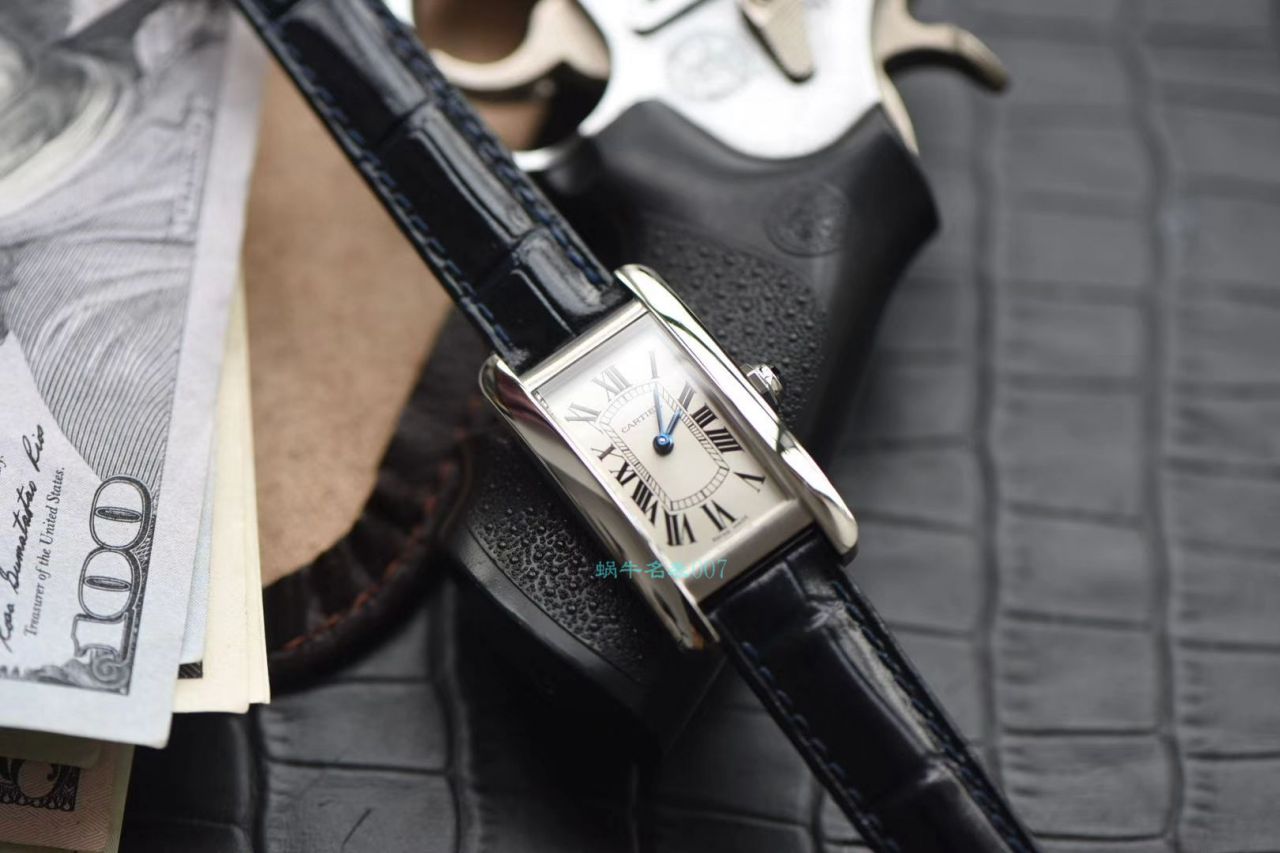 GS Factory 官网 top  Replica Copy  Cartier  TANK AMERICAINE美国坦克WSTA0016，W2607456女士 wrist watches  / K268