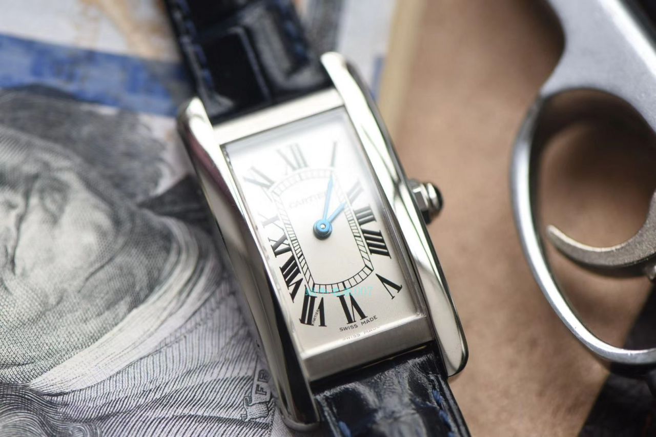 GS Factory 官网 top  Replica Copy  Cartier  TANK AMERICAINE美国坦克WSTA0016，W2607456女士 wrist watches  / K268