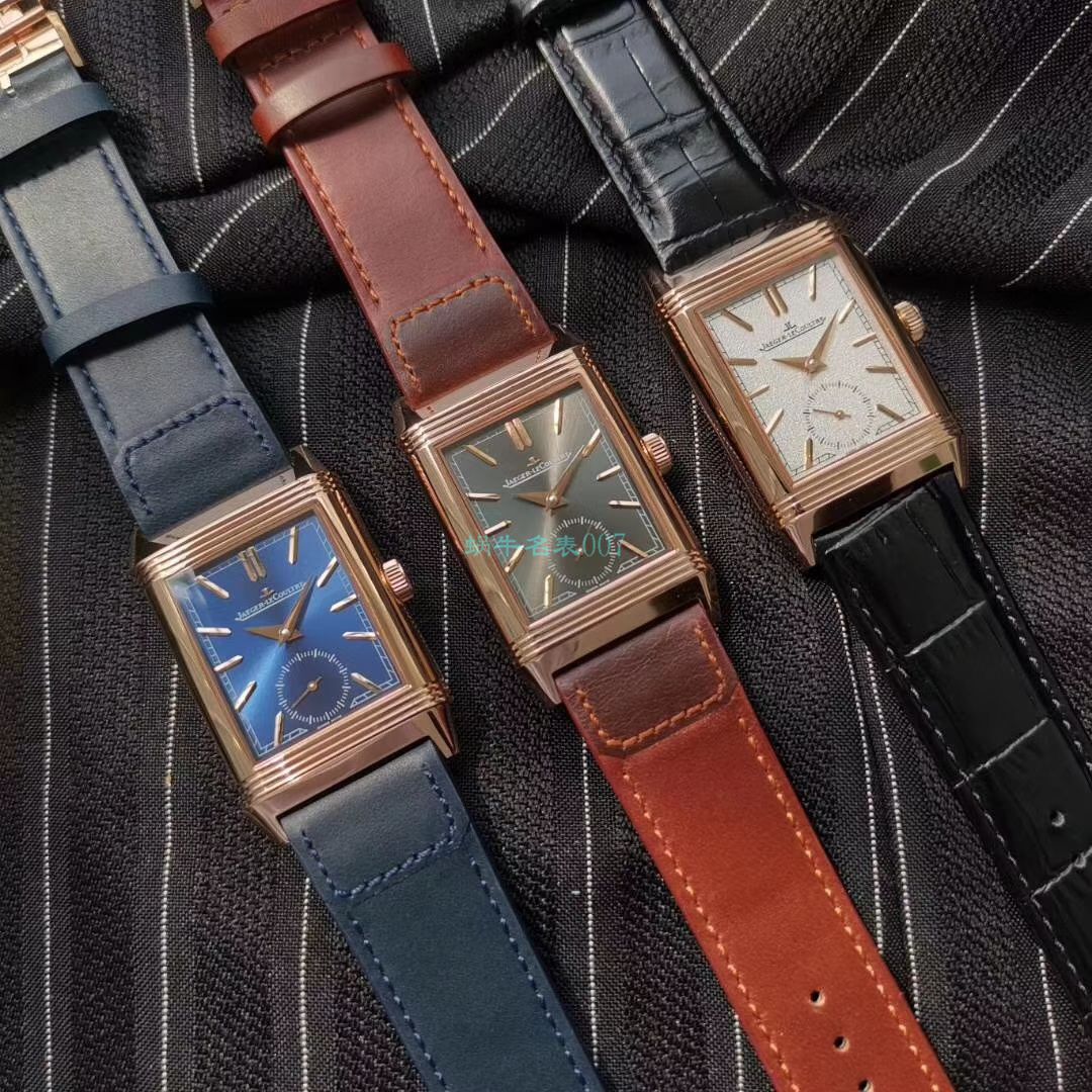 MG Factory  High quality  Replica Watches  Jaeger-LeCoultre 翻转Reverso Tribute双面双时区Q3978480,3988482 wrist watches  / JJ169