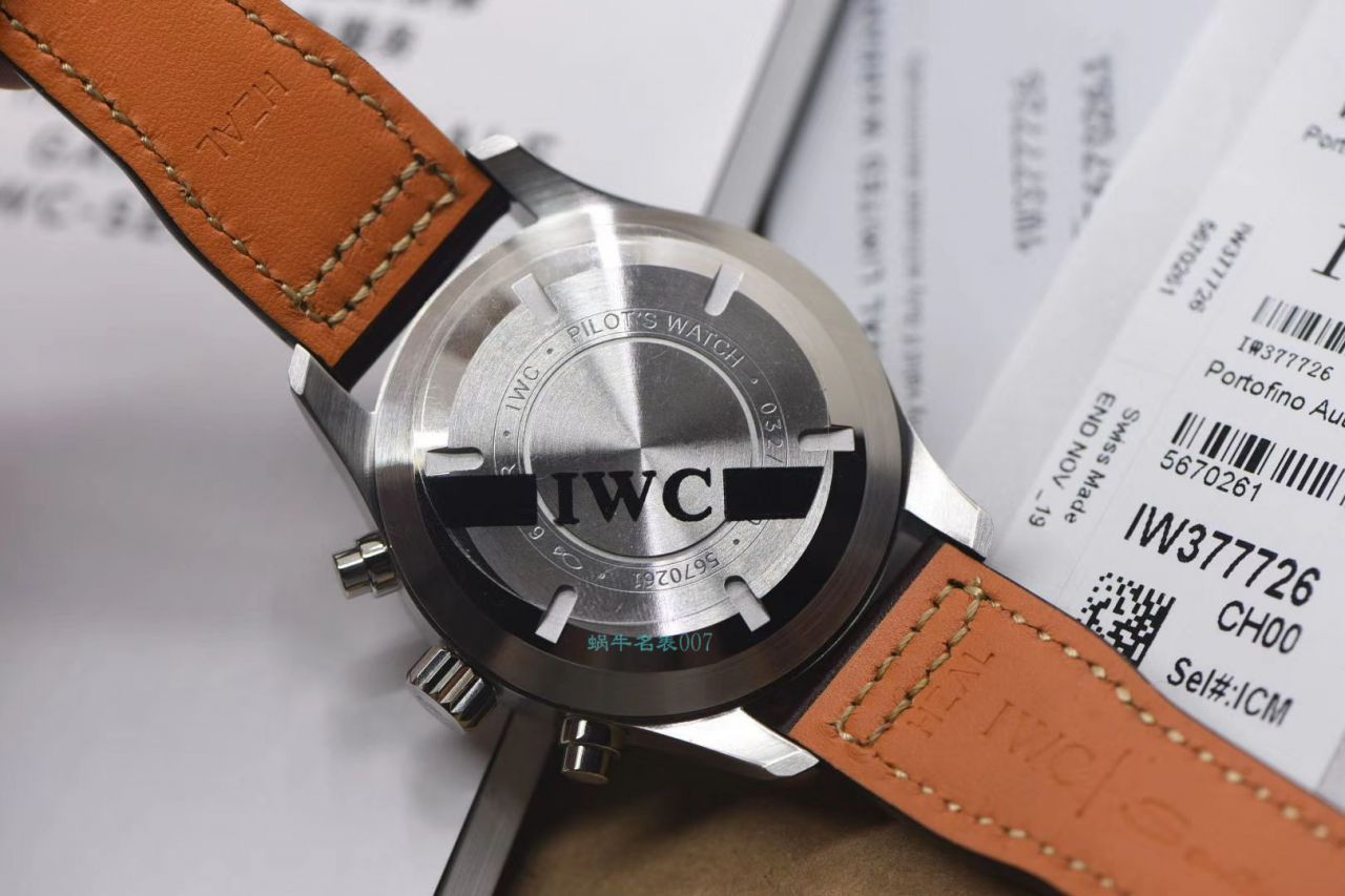 【视频测评新‎款首发‎！硬货！渠‎道出‎口订​单​！原单】IWC IWC 表飞行员系列IW377726 wrist watches  / WG511