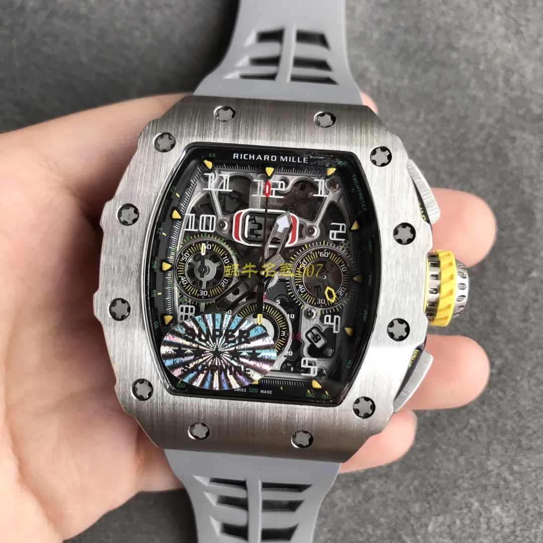KV Factory 全新RICHARD MILLE Replica 理查德米尔RM 11-03钛钢款 wrist watches  / KV01103H