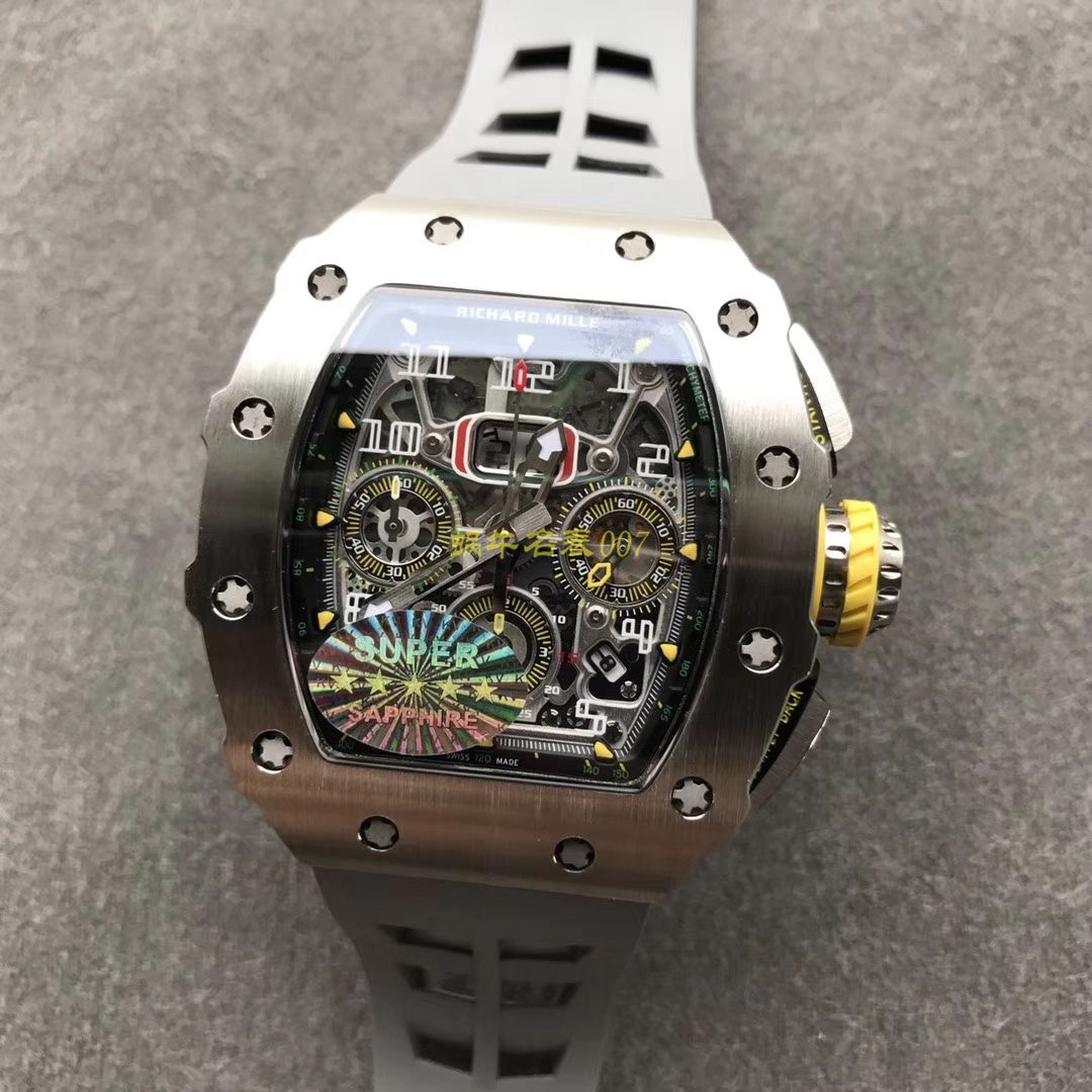 KV Factory 全新RICHARD MILLE Replica 理查德米尔RM 11-03钛钢款 wrist watches  / KV01103H