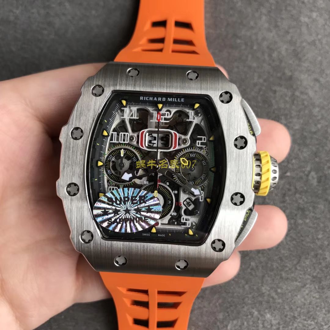 KV Factory 全新RICHARD MILLE Replica 理查德米尔RM 11-03钛钢款 wrist watches  / KV01103H