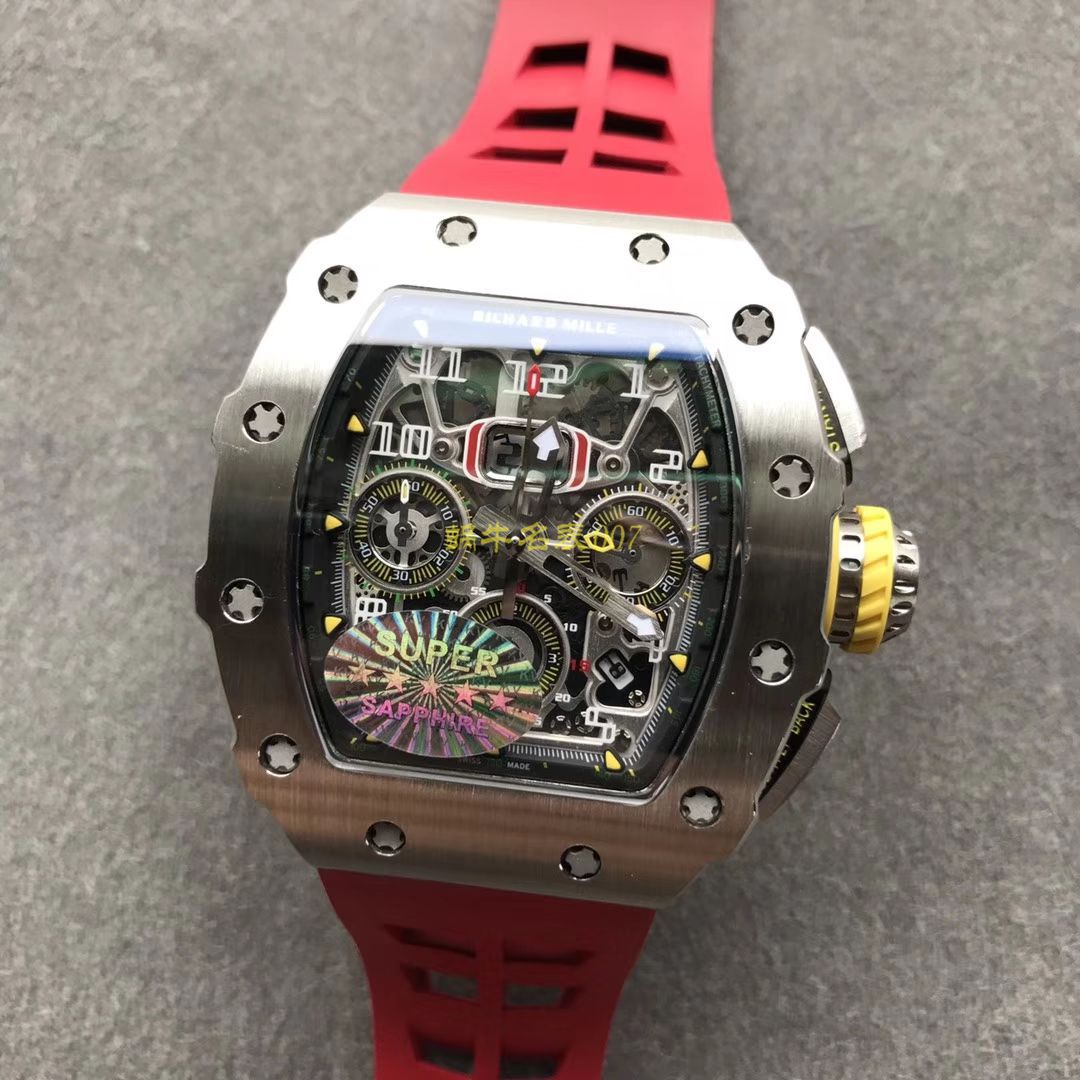 KV Factory 全新RICHARD MILLE Replica 理查德米尔RM 11-03钛钢款 wrist watches  / KV01103H