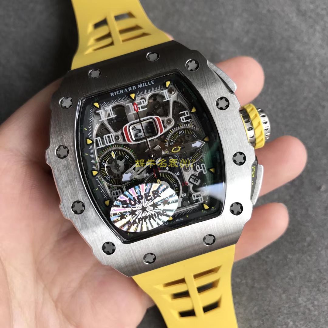 KV Factory 全新RICHARD MILLE Replica 理查德米尔RM 11-03钛钢款 wrist watches  / KV01103H