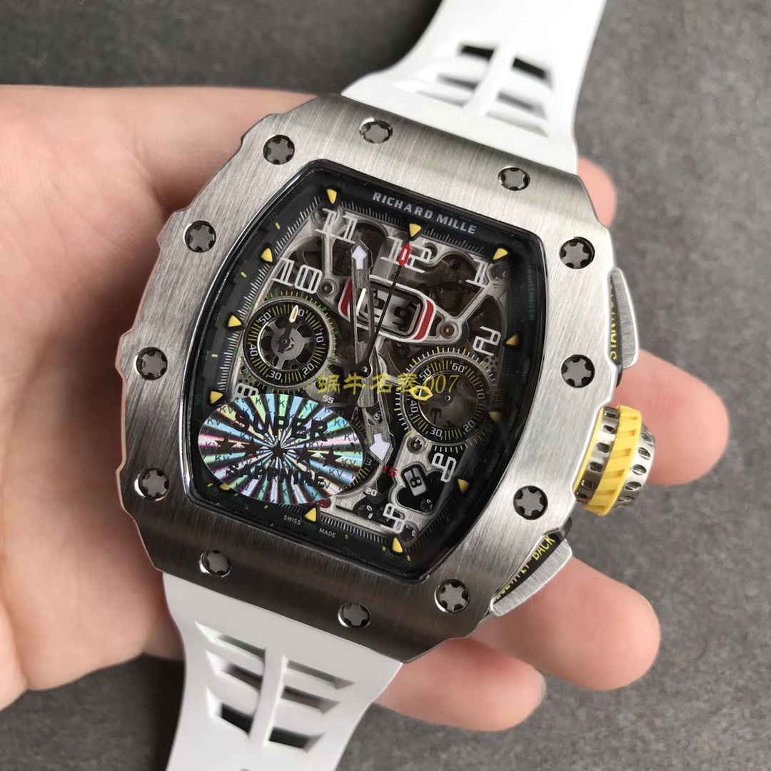 KV Factory 全新RICHARD MILLE Replica 理查德米尔RM 11-03钛钢款 wrist watches  / KV01103H