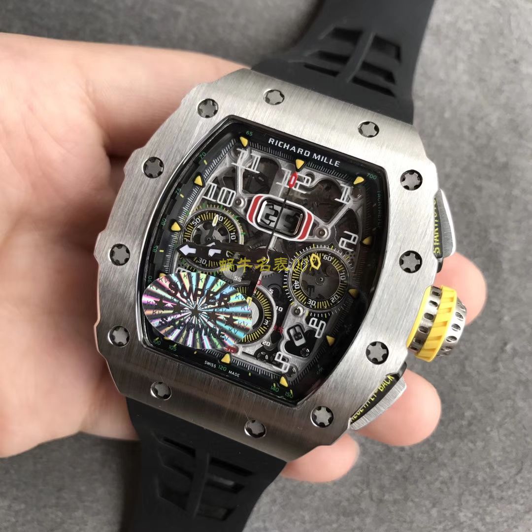 KV Factory 全新RICHARD MILLE Replica 理查德米尔RM 11-03钛钢款 wrist watches  / KV01103H