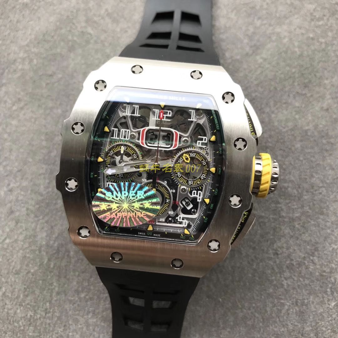 KV Factory 全新RICHARD MILLE Replica 理查德米尔RM 11-03钛钢款 wrist watches  / KV01103H