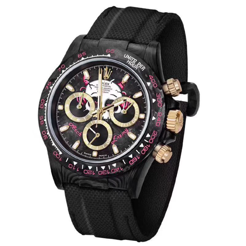 WWF Factory  High quality  Replica 最新升级版Rolex Rolex  carbon fiber  Ditongna Diw团队改造版 / R533