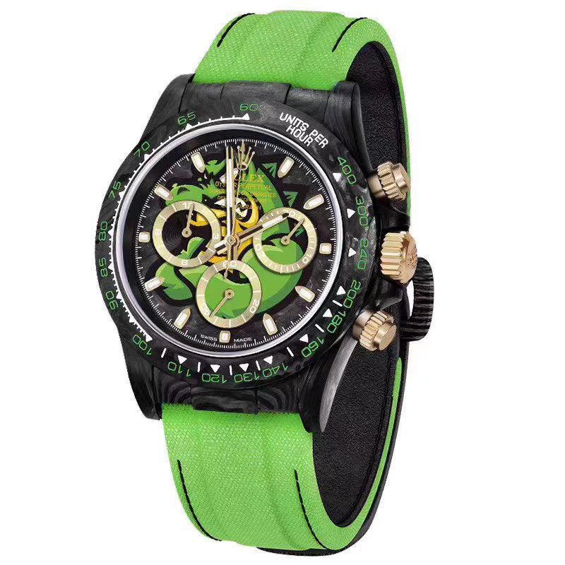 WWF Factory  High quality  Replica 最新升级版Rolex Rolex  carbon fiber  Ditongna Diw团队改造版 / R533