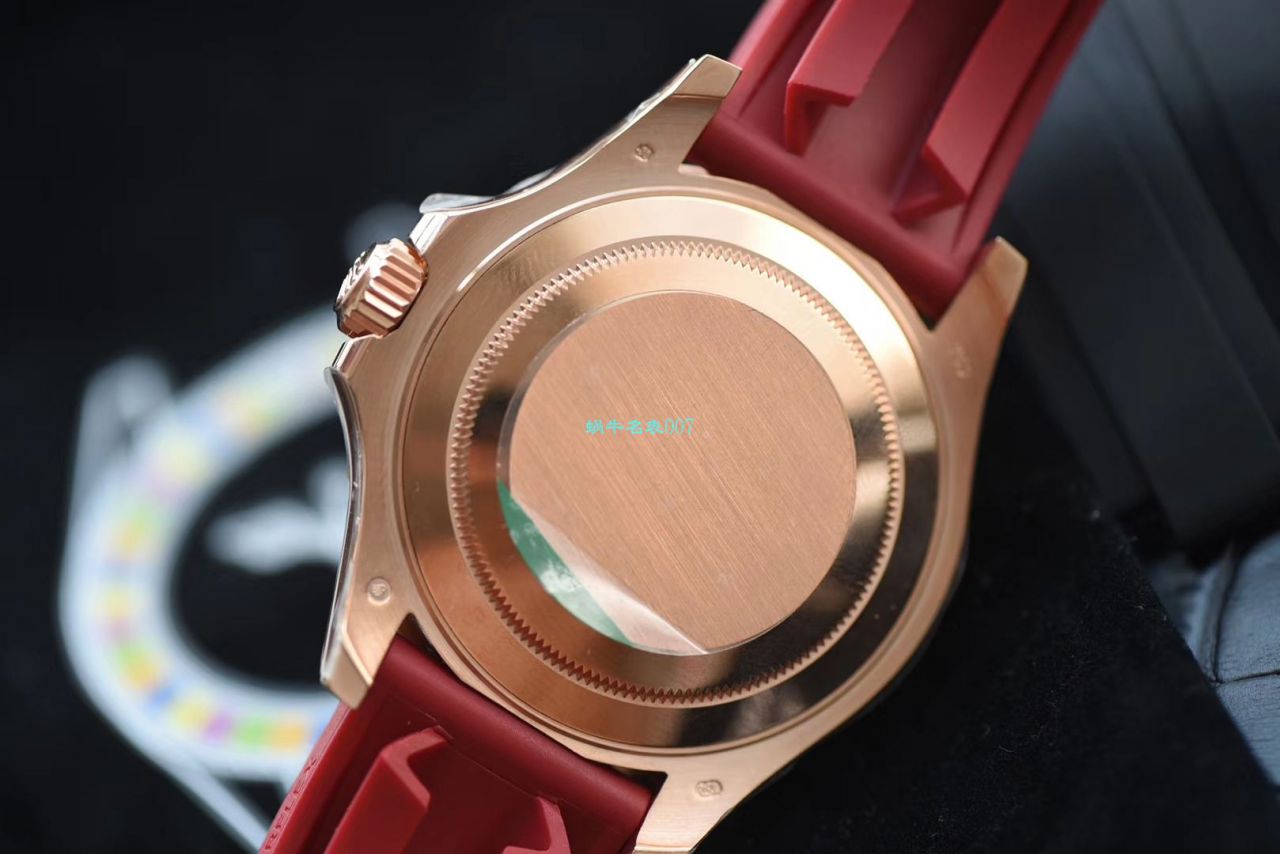 【NOOB Factory  Perfect  High quality  Replica Watches 】 Rolex  Yacht-Master 系列116695SATS“糖豆”圈彩虹游艇 Rolex 游艇 wrist watches  