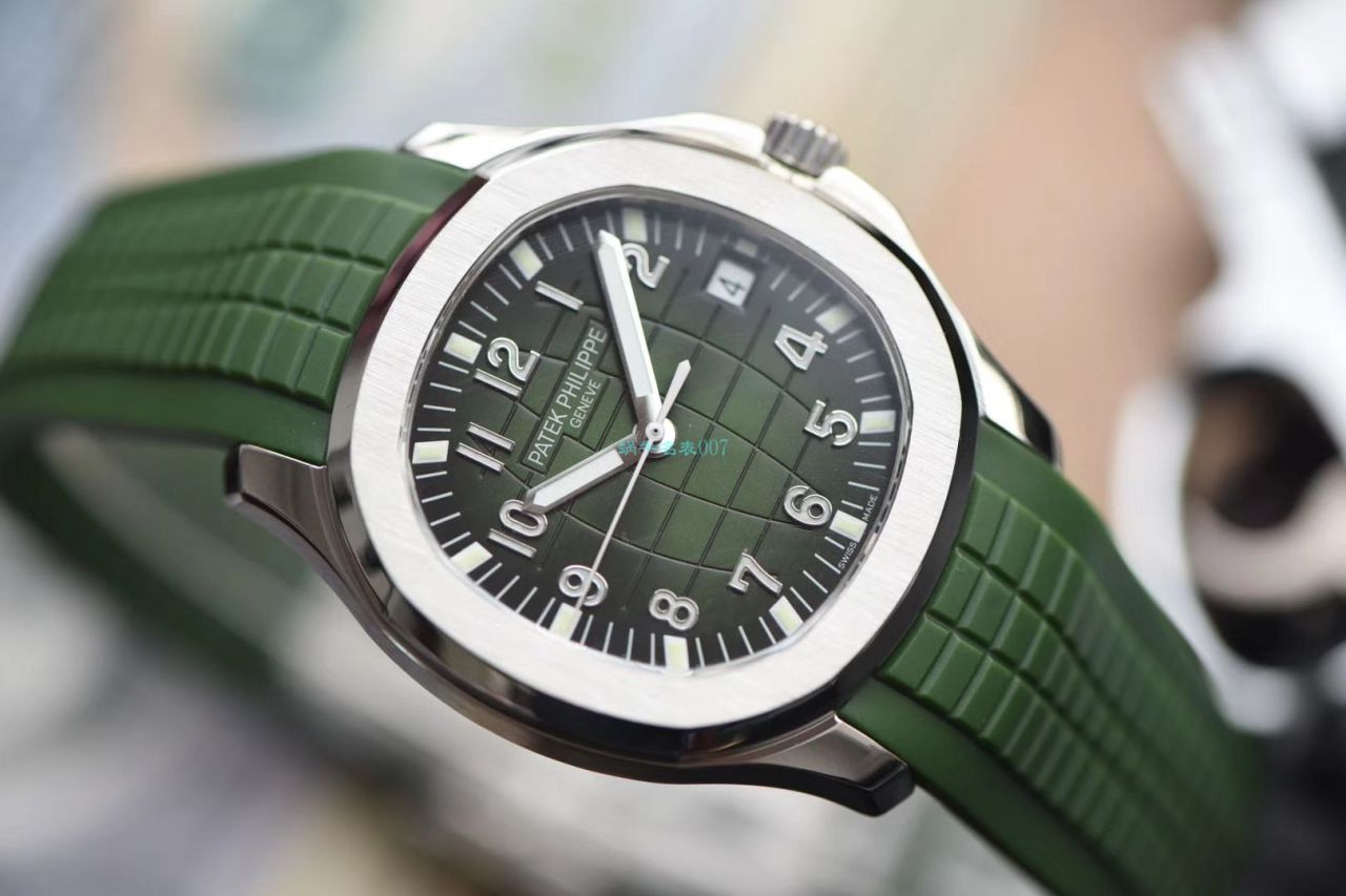  Video analysis 台湾 Factory  High quality  Replica  PATEK PHILIPPE AQUANAUT绿色手雷5168G-010 wrist watches  / BD239LV
