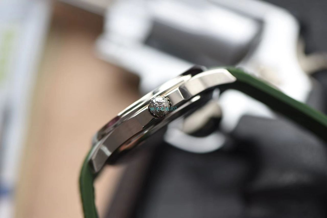  Video analysis 台湾 Factory  High quality  Replica  PATEK PHILIPPE AQUANAUT绿色手雷5168G-010 wrist watches  / BD239LV