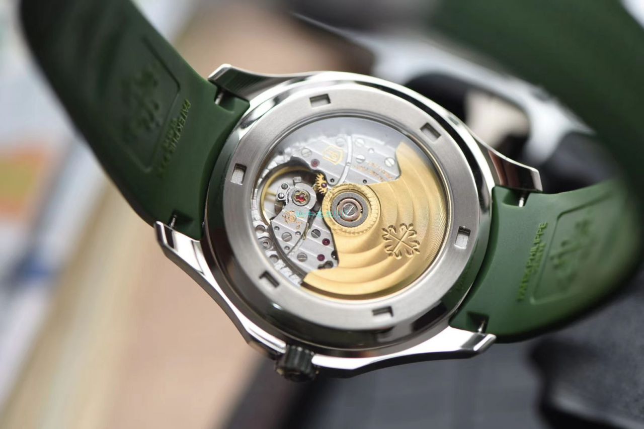  Video analysis 台湾 Factory  High quality  Replica  PATEK PHILIPPE AQUANAUT绿色手雷5168G-010 wrist watches  / BD239LV