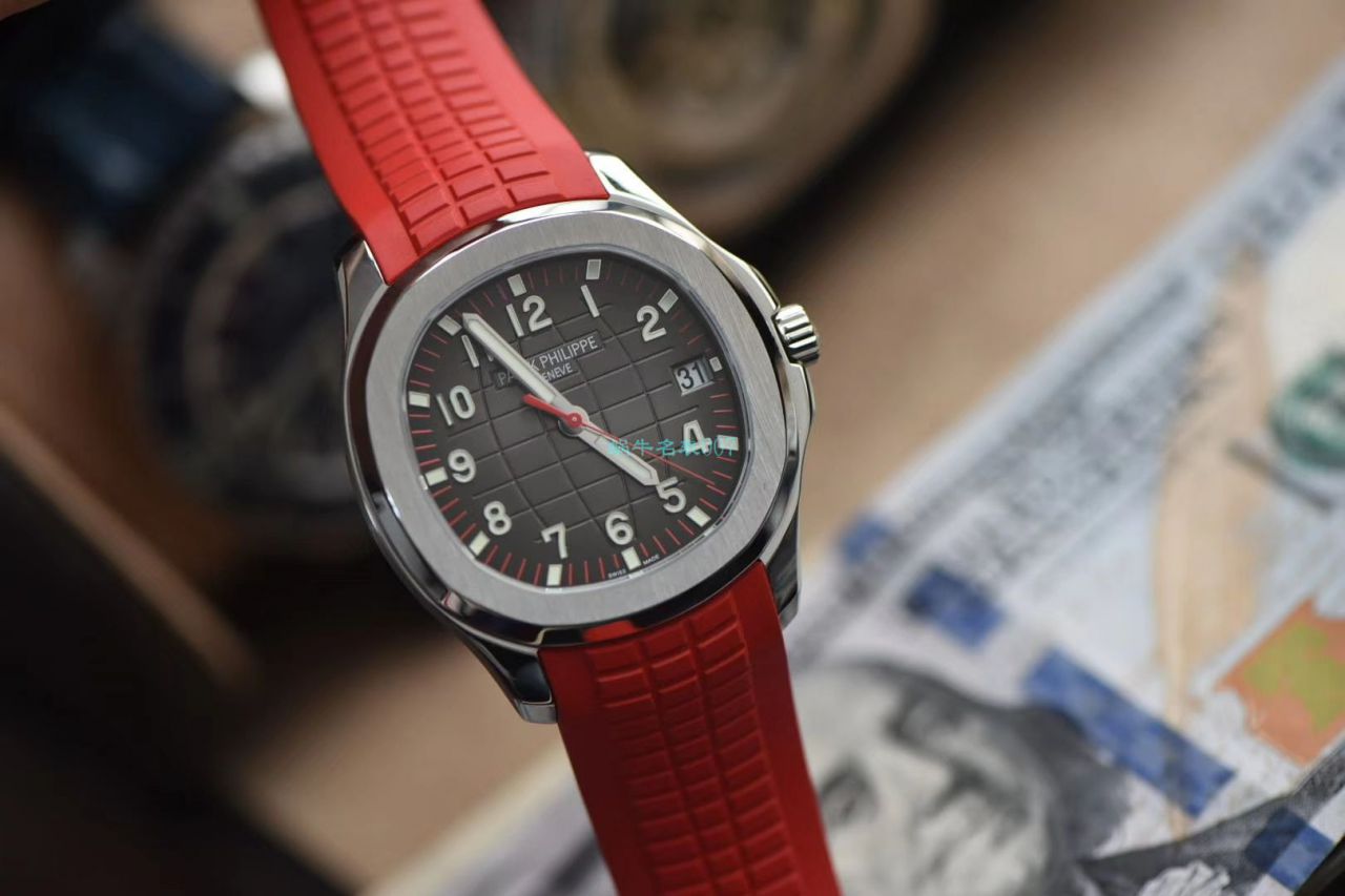 ZF Factory  top  Replica Copy  PATEK PHILIPPE 手雷新加坡2019特别限量版5167A红色 watchband   / BD282