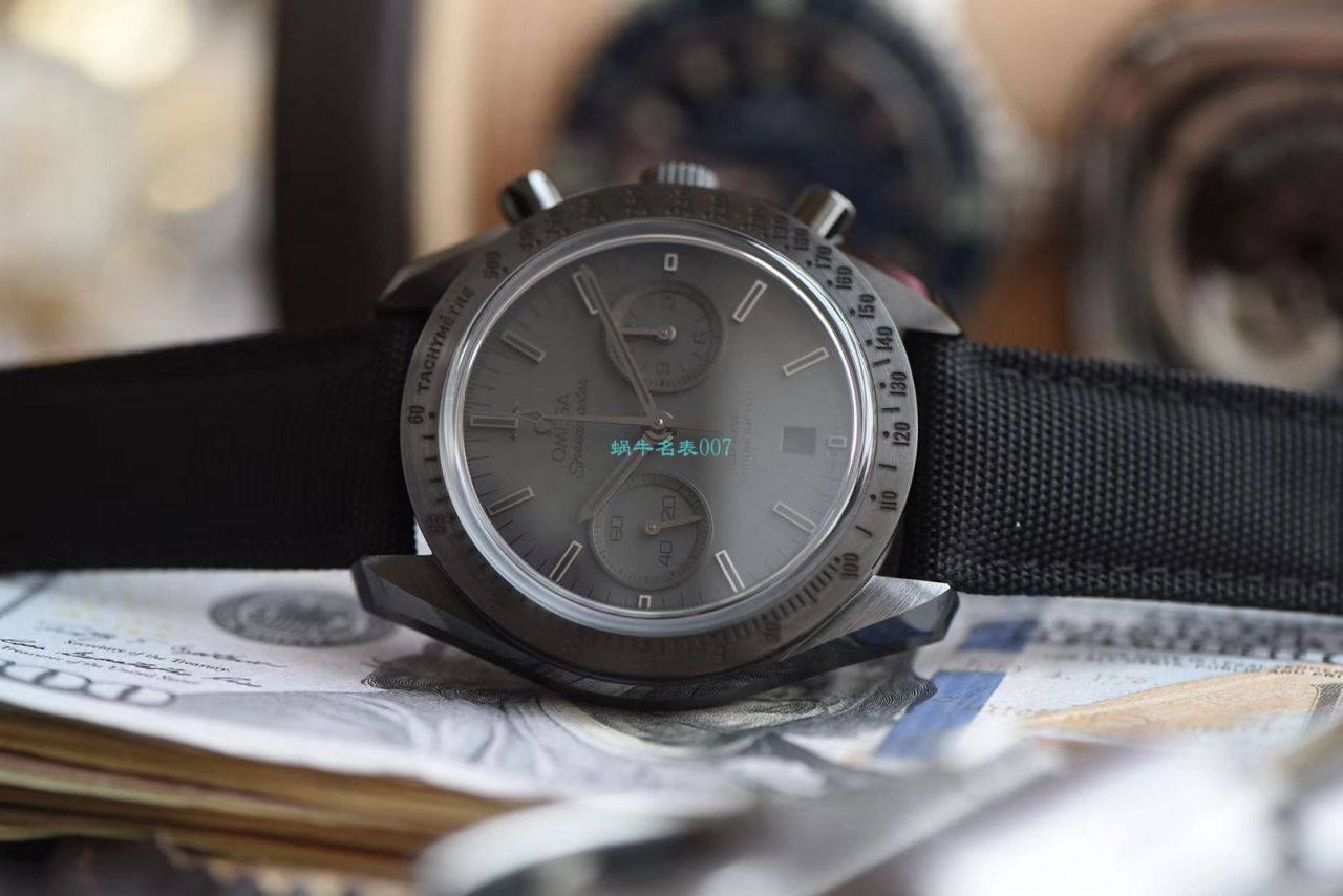 OM Factory  top  Replica Copy OMEGA超霸月之暗面V2版本311.92.44.51.01.005 wrist watches (墨黑) / M676