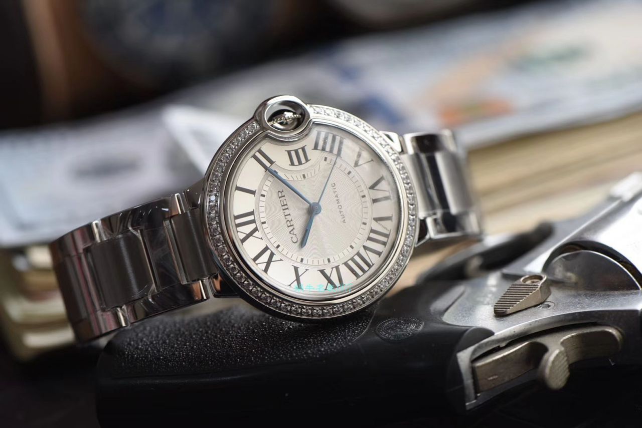 HBBV6 Factory 官网36毫米女装 top  Replica Copy  Cartier  蓝气球系列W4BB0017 wrist watches  / K271
