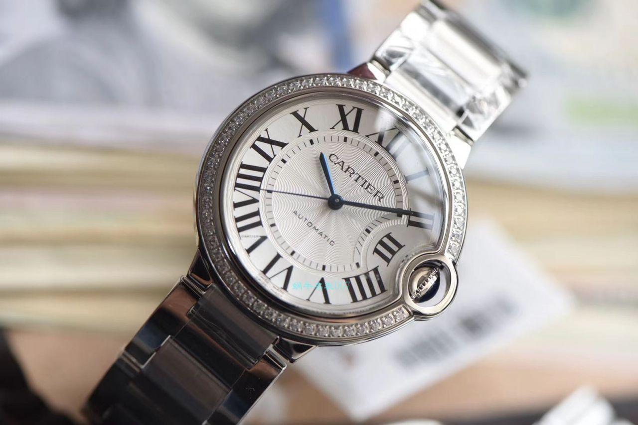 HBBV6 Factory 官网36毫米女装 top  Replica Copy  Cartier  蓝气球系列W4BB0017 wrist watches  / K271
