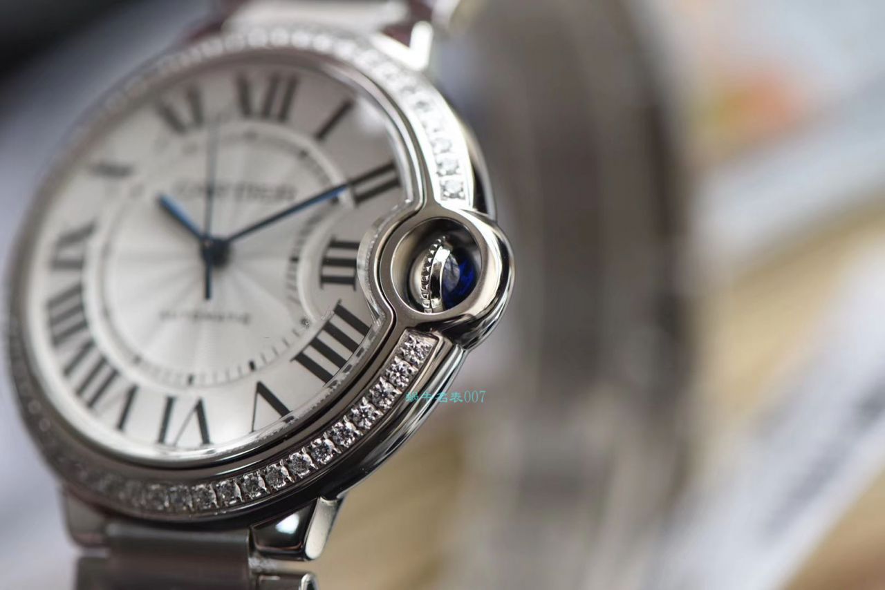 HBBV6 Factory 官网36毫米女装 top  Replica Copy  Cartier  蓝气球系列W4BB0017 wrist watches  / K271