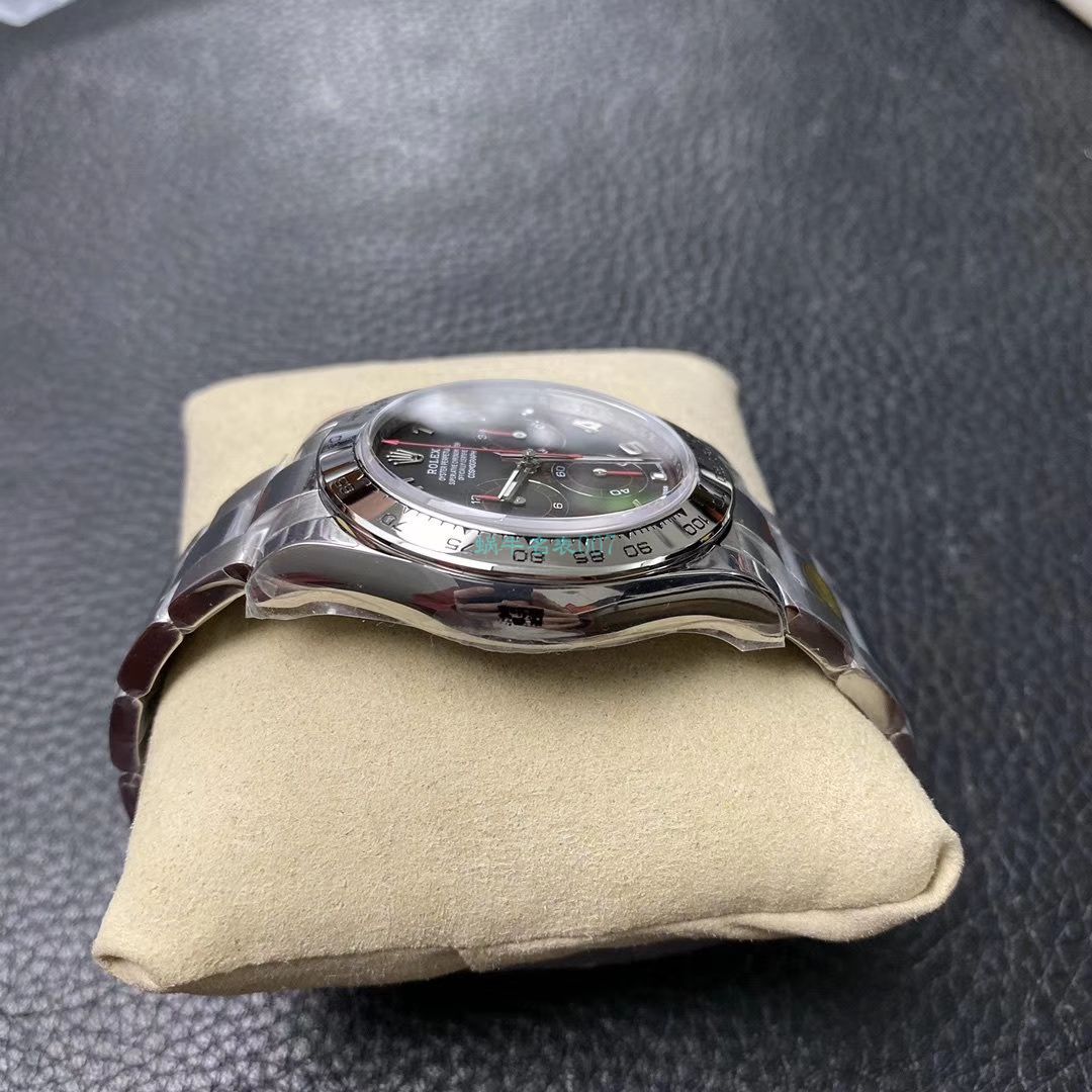 N Factory 新款超级4130 Rolex  Cosmograph Daytona  Ditongna 116509-78599 黑盘 top  Replica Copy 116509-78599 银色 wrist watches  / R563