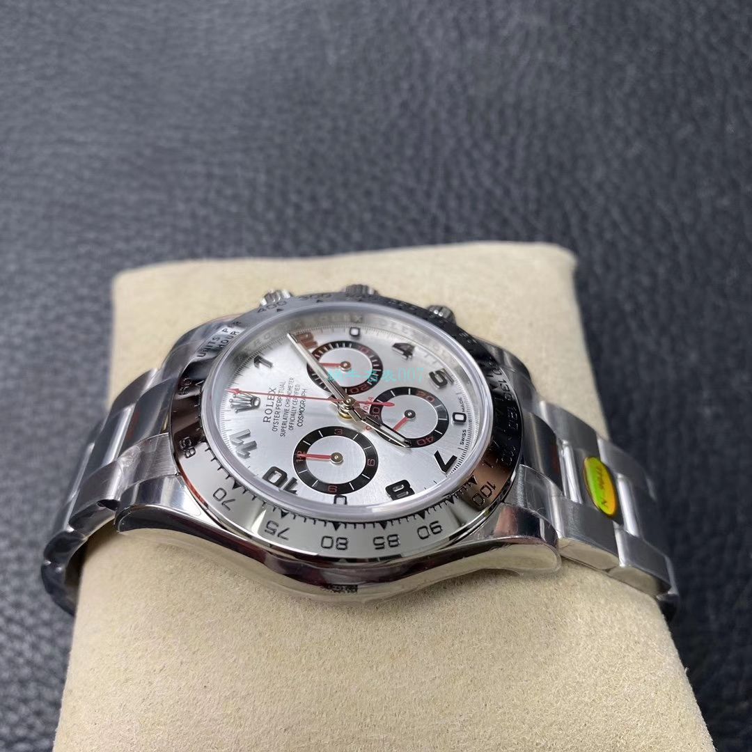 N Factory 新款超级4130 Rolex  Cosmograph Daytona  Ditongna 116509-78599 黑盘 top  Replica Copy 116509-78599 银色 wrist watches  / R563
