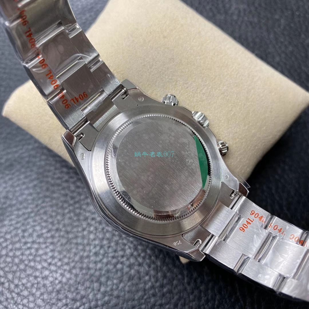 N Factory 新款超级4130 Rolex  Cosmograph Daytona  Ditongna 116509-78599 黑盘 top  Replica Copy 116509-78599 银色 wrist watches  / R563