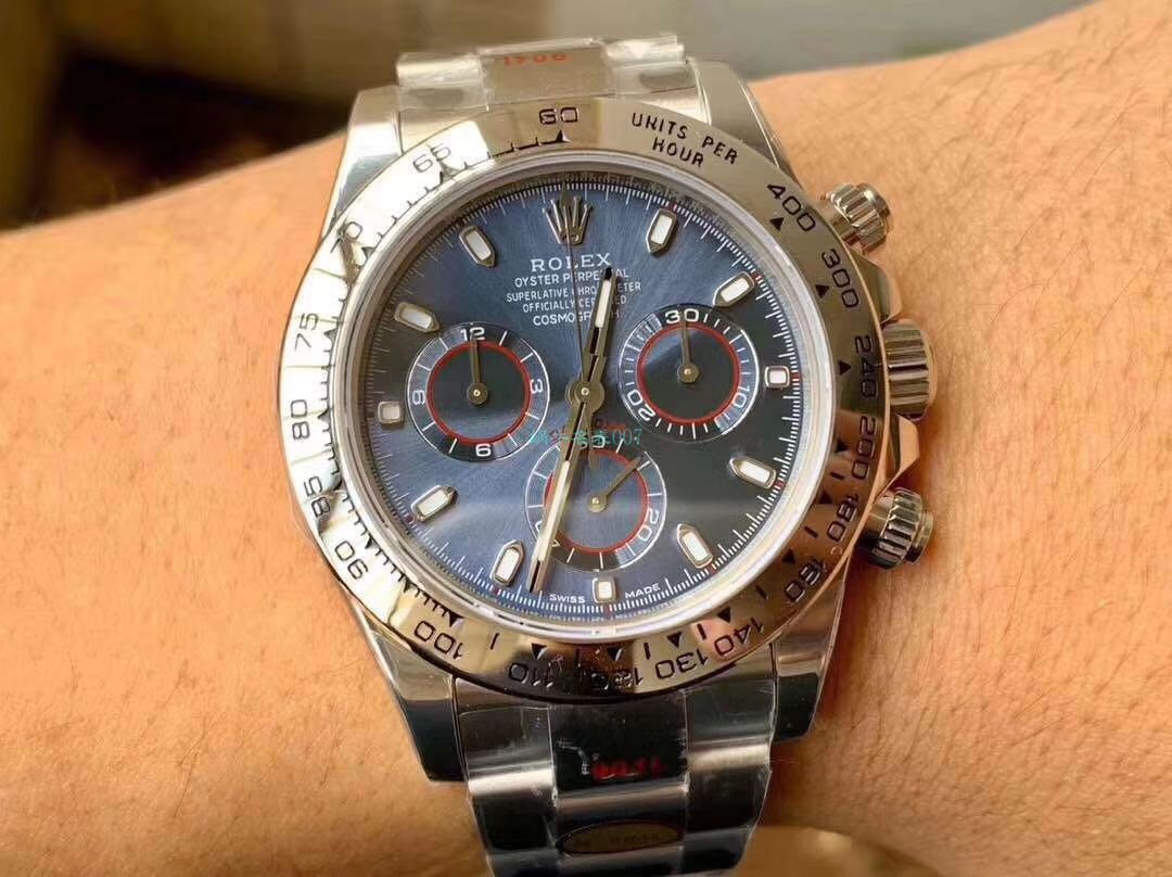 N Factory 新款超级4130 Rolex  Cosmograph Daytona  Ditongna 116509-78599 黑盘 top  Replica Copy 116509-78599 银色 wrist watches  / R563