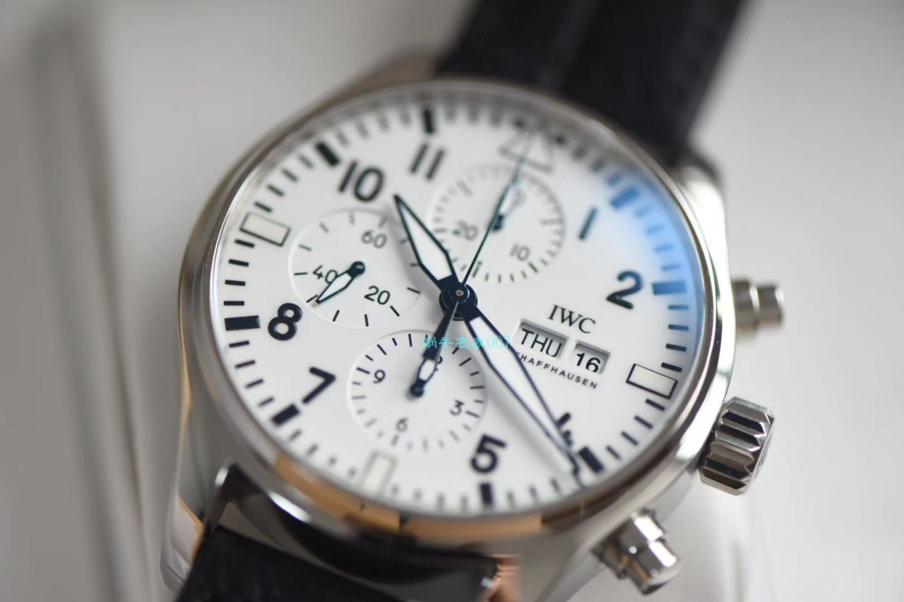 【 Video analysis ，稀缺原单】IWC IWC 表周年纪念系列IW377725 wrist watches （白面150周年纪念版） / WG352