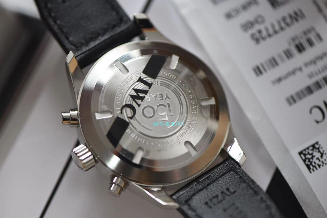 【 Video analysis ，稀缺原单】IWC IWC 表周年纪念系列IW377725 wrist watches （白面150周年纪念版） / WG352