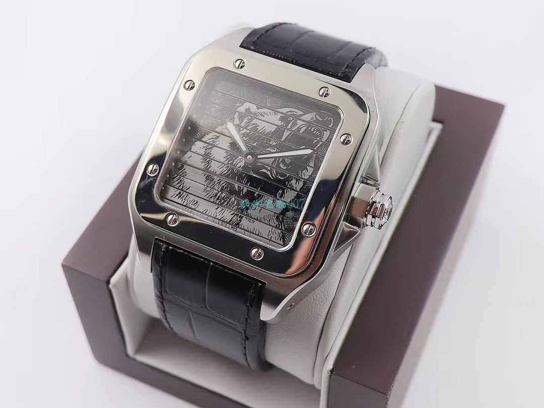 wwf Factory  top  Replica Copy  Cartier   Santos 鹰头WM505014 wrist watches  / K272