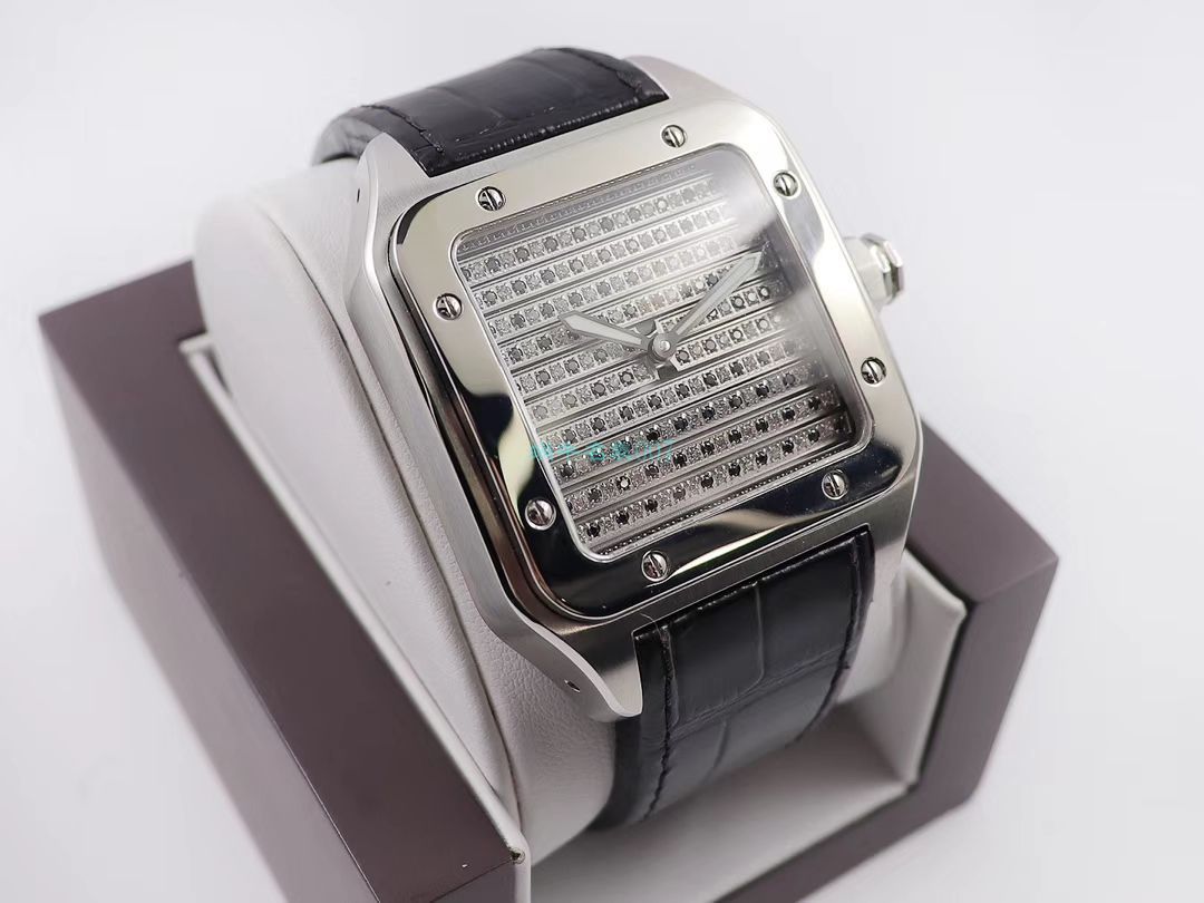 wwf Factory  top  Replica Copy  Cartier   Santos 鹰头WM505014 wrist watches  / K272