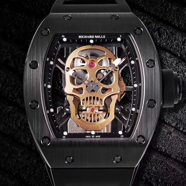 ZF Factory  RICHARD MILLE 鬼王骷髅头男士系列RM 52-01 wrist watches 