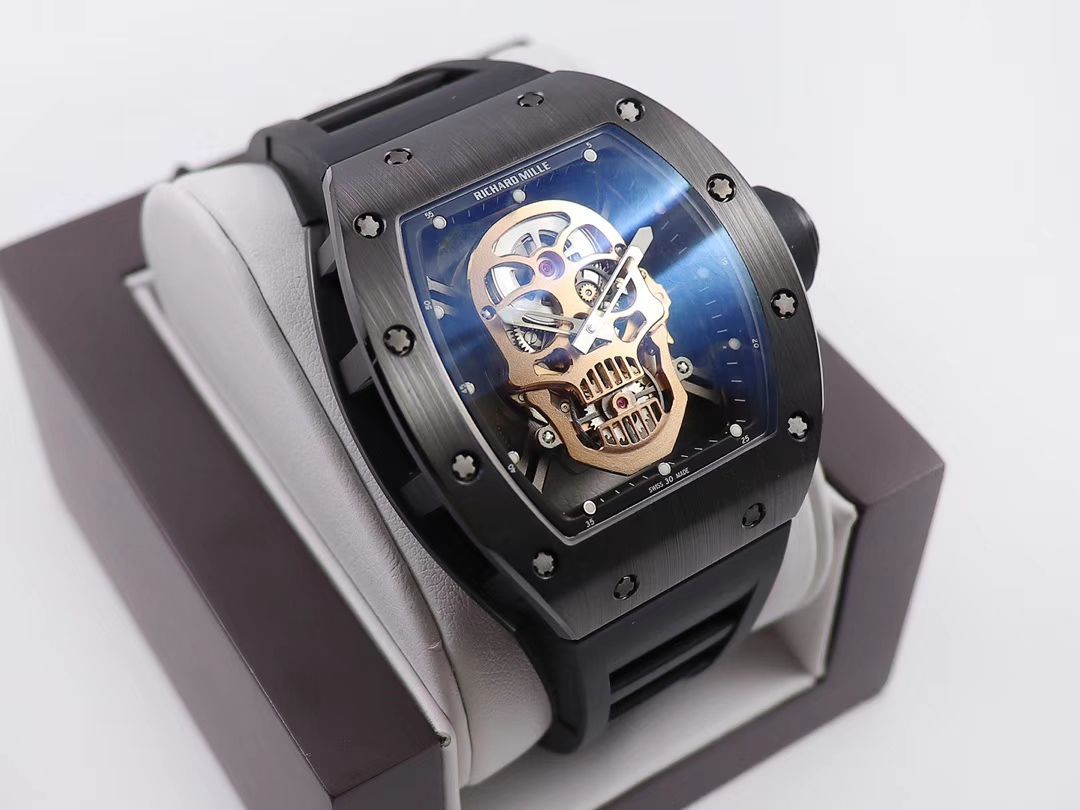 ZF Factory  RICHARD MILLE 鬼王骷髅头男士系列RM 52-01 wrist watches  / RM052ZF