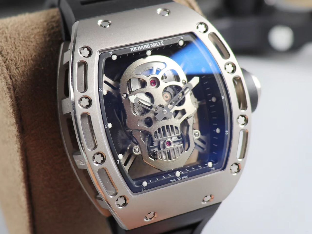 ZF Factory  RICHARD MILLE 鬼王骷髅头男士系列RM 52-01 wrist watches  / RM052ZF