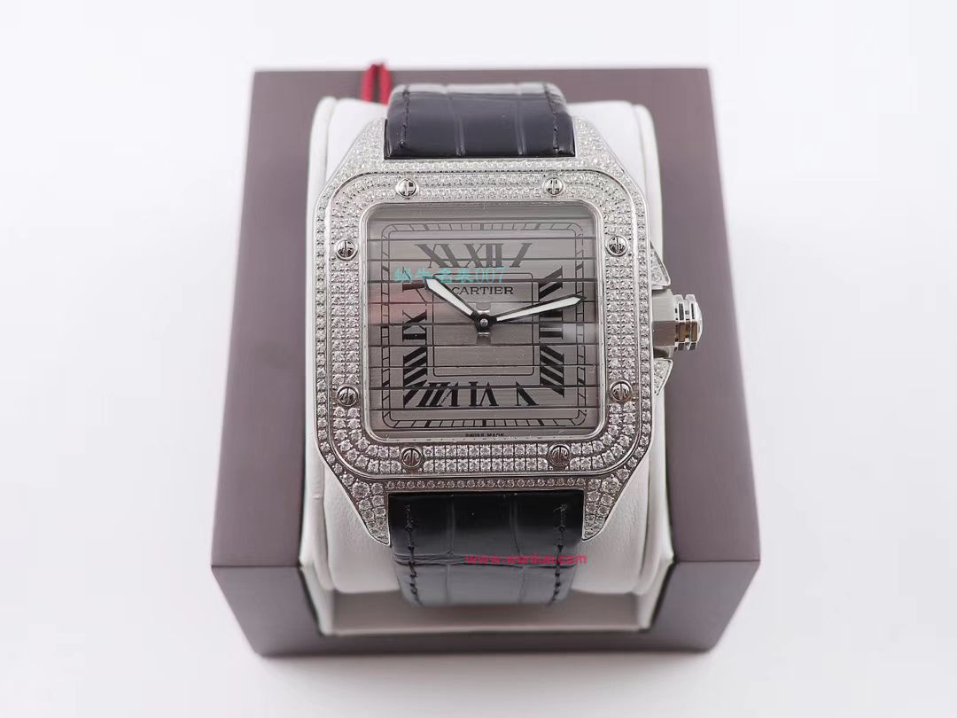 wwf Factory  top  Replica Copy  Cartier   Santos 鹰头WM505014 wrist watches  / K272