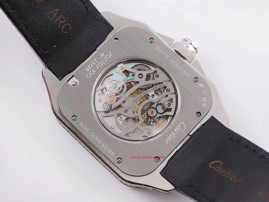 wwf Factory  top  Replica Copy  Cartier   Santos 鹰头WM505014 wrist watches  / K272