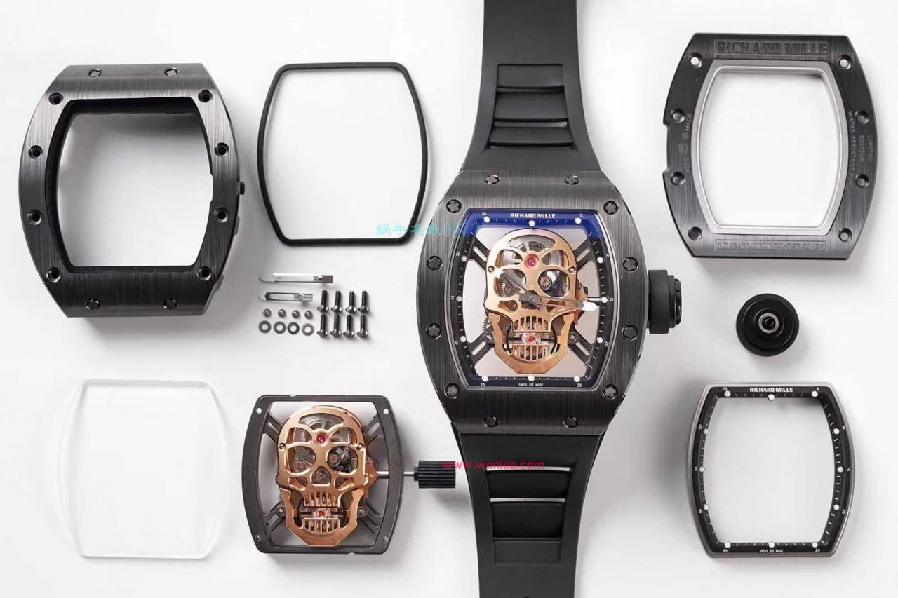 ZF Factory  RICHARD MILLE 鬼王骷髅头男士系列RM 52-01 wrist watches  / RM052ZF