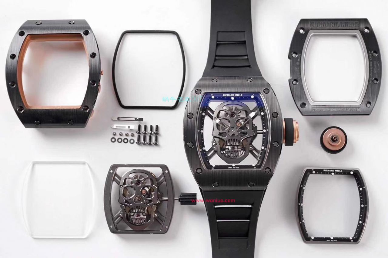 ZF Factory  RICHARD MILLE 鬼王骷髅头男士系列RM 52-01 wrist watches  / RM052ZF