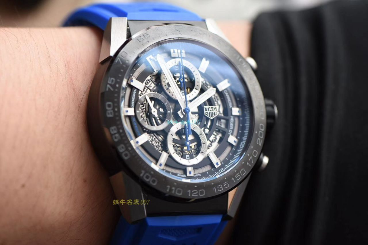XF Factory 官网计时码表 TAG Heuer 卡莱拉系列CAR2A1W.BA0703 wrist watches  / TG090