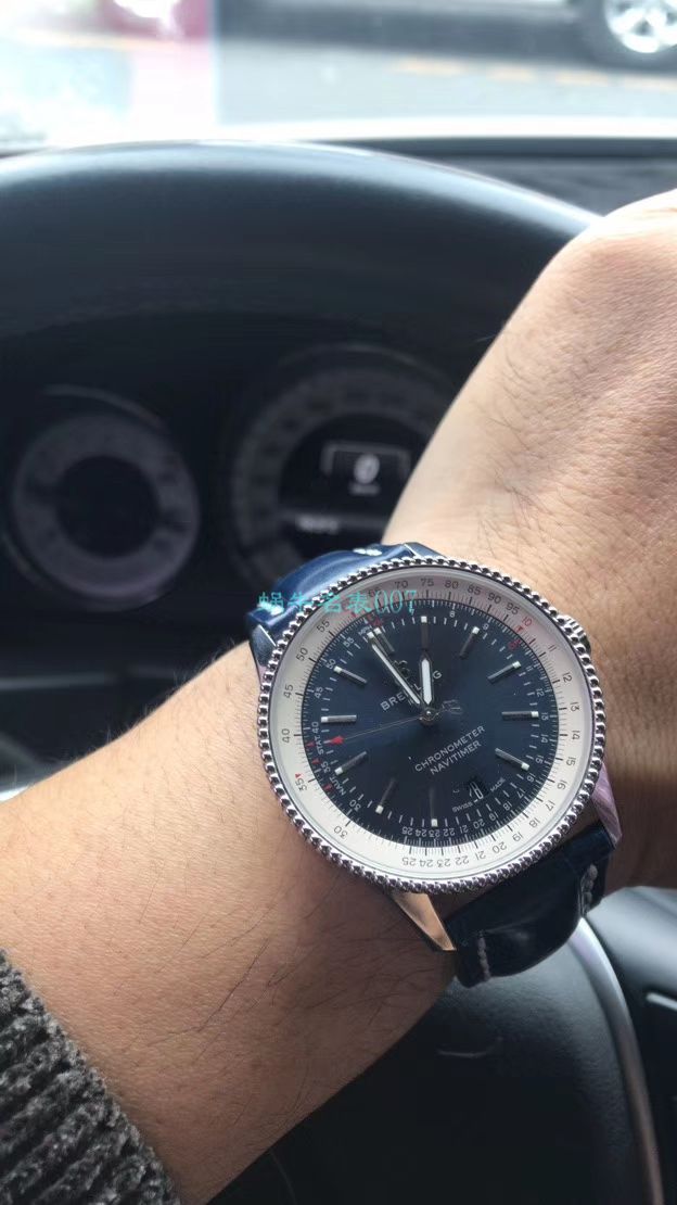 【 Video analysis  copy customized 瑞士 Movement 】 Breitling  top  Replica Copy  Watches 航空计时41毫米系列A17326211C1P3 wrist watches  / BL156