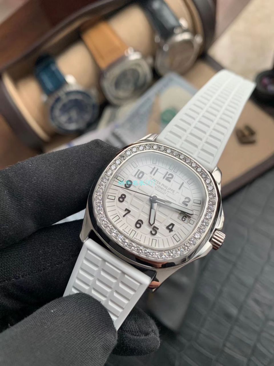 PPF Factory  top  Replica Copy  Watches  PATEK PHILIPPE  Nautilus 女装5067A-011，5067A-001不锈钢 wrist watches  / BD287