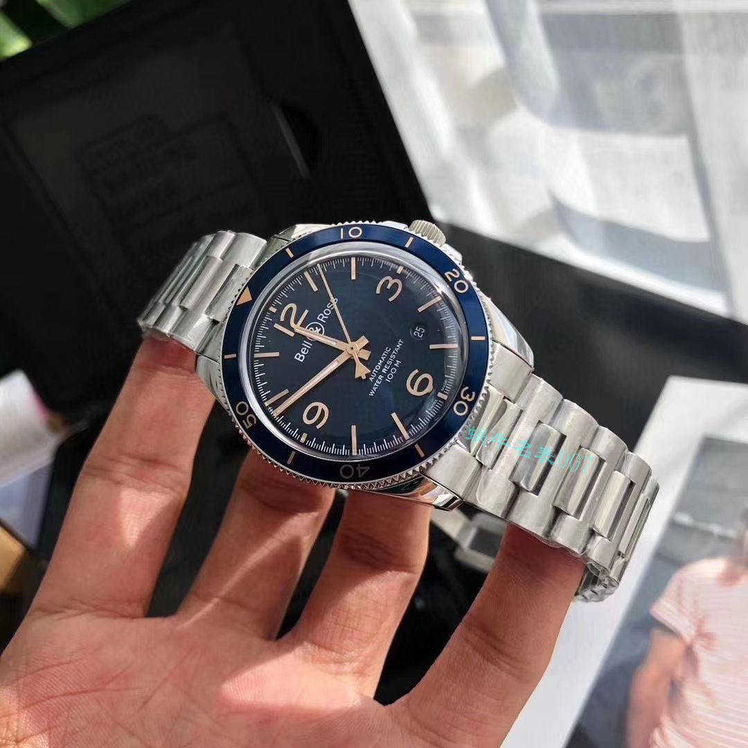 渠道原单 Bell & Ross VINTAGE 系列BRV292-BU-G-ST/SST wrist watches  / BL033