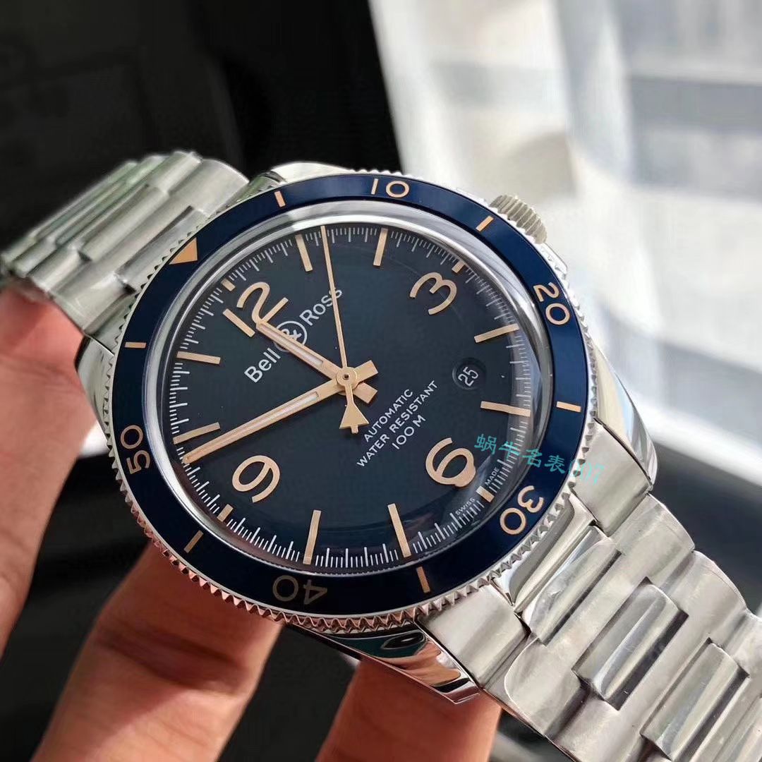 渠道原单 Bell & Ross VINTAGE 系列BRV292-BU-G-ST/SST wrist watches  / BL033