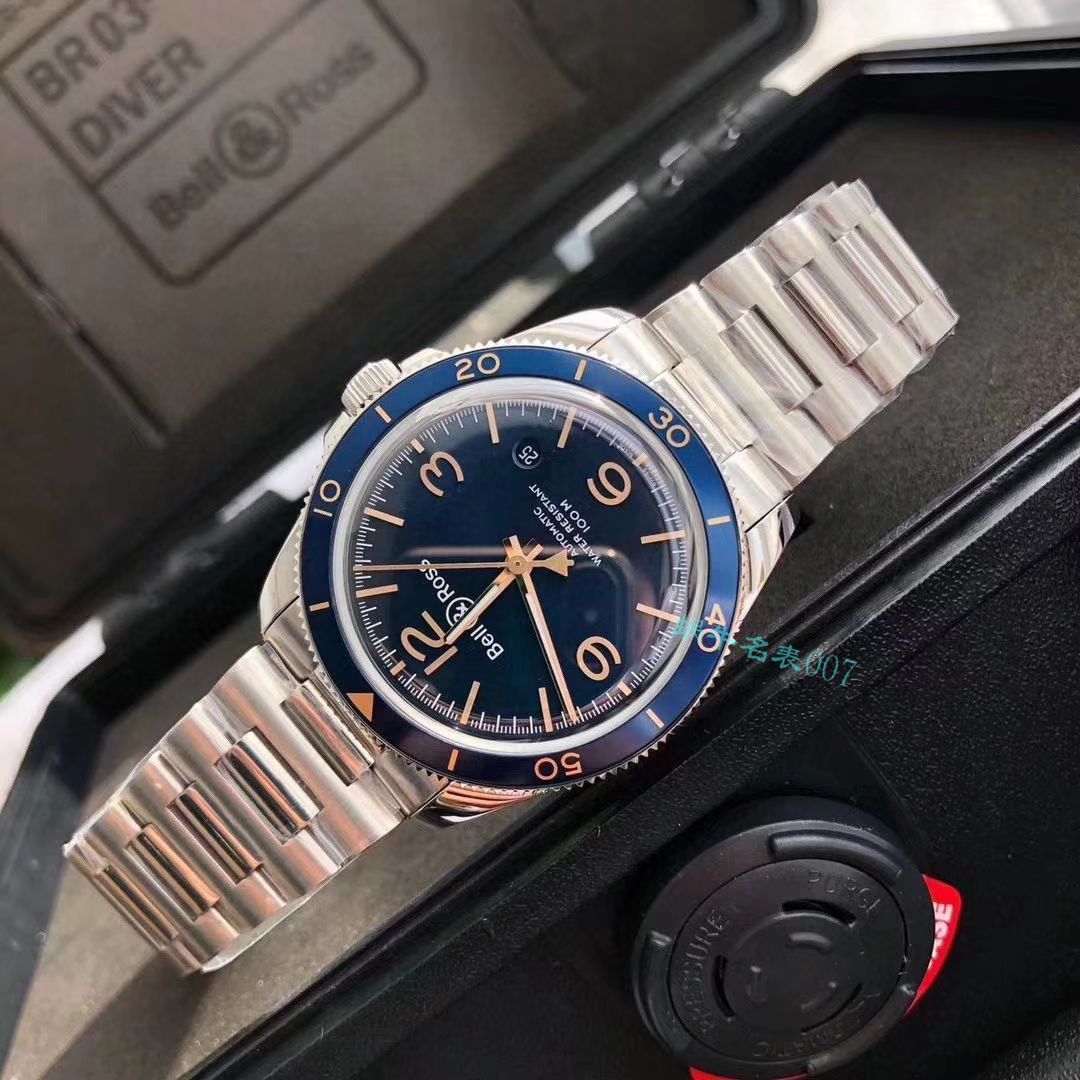 渠道原单 Bell & Ross VINTAGE 系列BRV292-BU-G-ST/SST wrist watches  / BL033