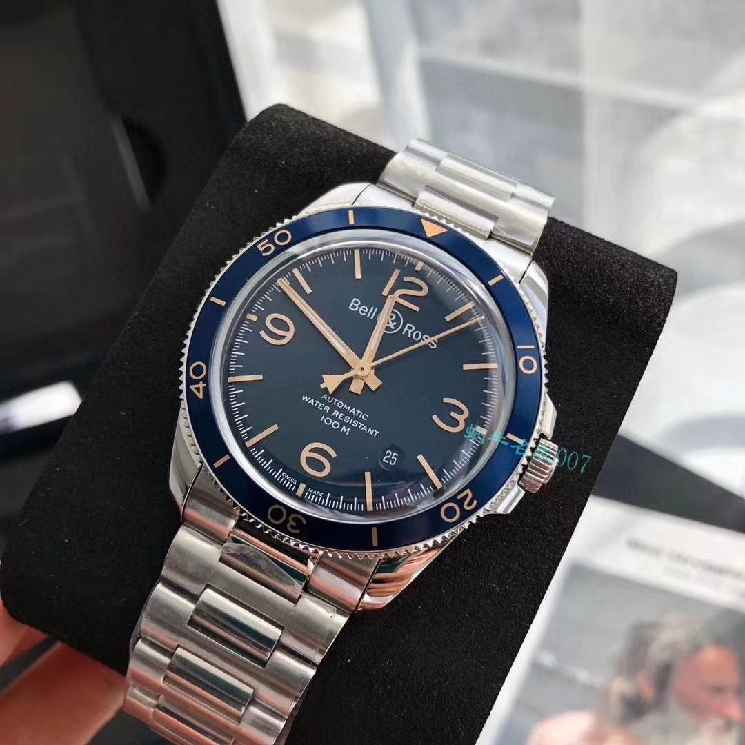 渠道原单 Bell & Ross VINTAGE 系列BRV292-BU-G-ST/SST wrist watches  / BL033