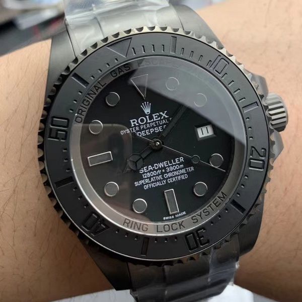 VR Factory  High quality  Replica VR Factory  Rolex 海外深度 copy customized 版Deepsea Pro 黑鬼
