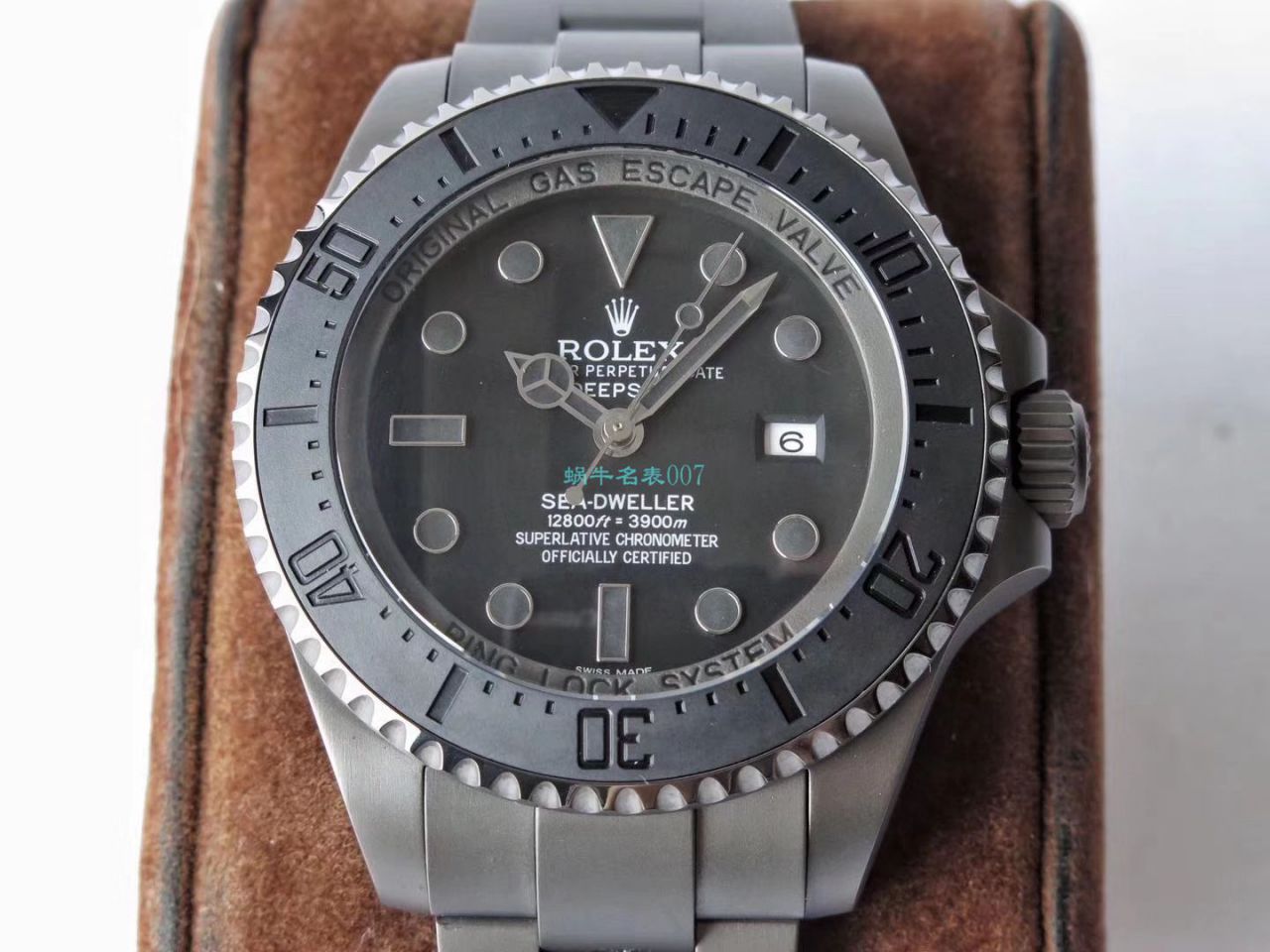 VR Factory  High quality  Replica VR Factory  Rolex 海外深度 copy customized 版Deepsea Pro 黑鬼 / R570