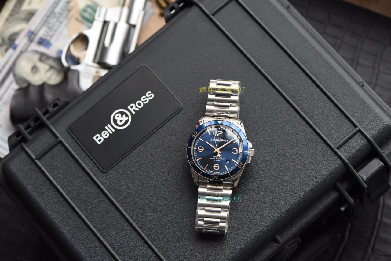 渠道原单 Bell & Ross VINTAGE 系列BRV292-BU-G-ST/SST wrist watches  / BL033