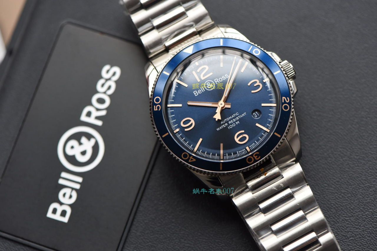 渠道原单 Bell & Ross VINTAGE 系列BRV292-BU-G-ST/SST wrist watches  / BL033